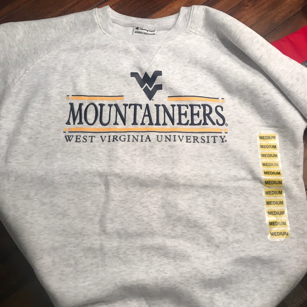Champion retro WVU Mountaineers sweatshirt NWT